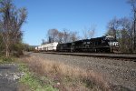 NS 3636 and 4172 lead train 260 through Cove PA